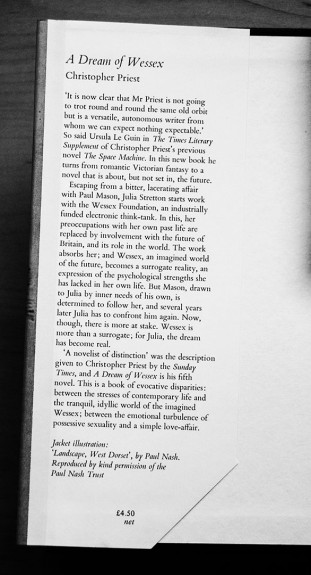 Day 25-Christopher Priest Dreams Of Wessex-A Year In The Country 3