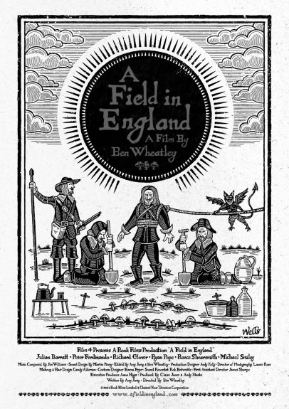 A-FIELD-IN-ENGLAND-POSTER-Richard Wells-A Year In The Country