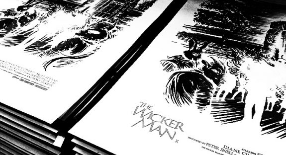 The Wicker Man-Dan Mumford poster detail-A Year In The Country