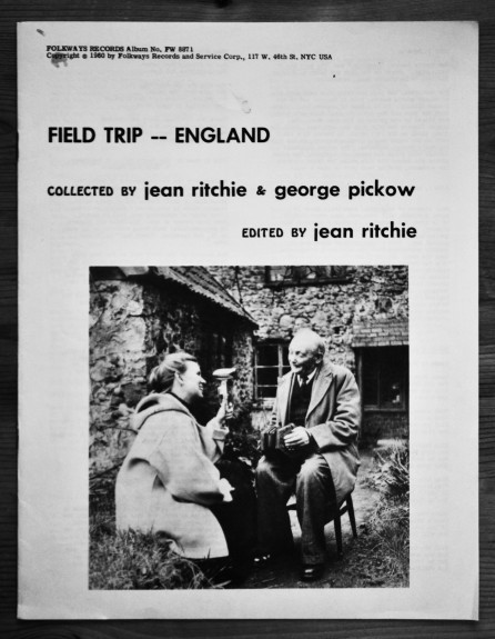 A Field Trip England-Folkways Records-Jean Ritchie and Georg Pickow-A Year In The Country-7