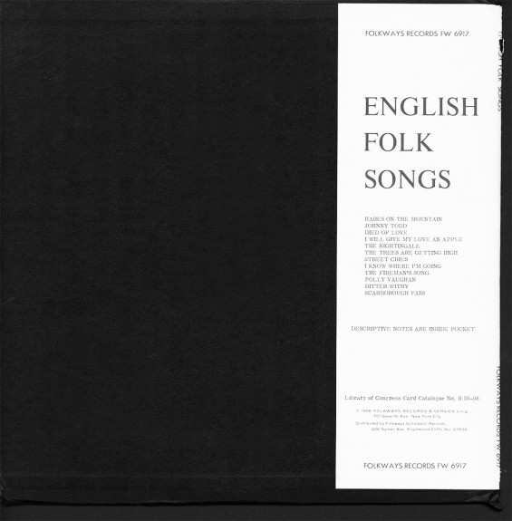 English Folk Songs-Audrey Copard-Folkways Records-Scarborough Fair-A Year In The Country 2 copy