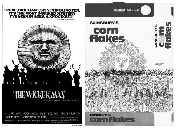 The Wickerman-Jonny Trunk-cornflakes-Own Label-Sainsburys Design studio-John Coulthart-A Year In The Country