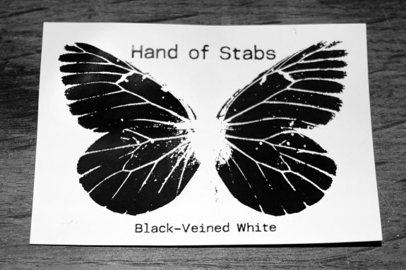 Hand of Stabs-Black-Veined White-Night Edition-sticker-A Year In The Country
