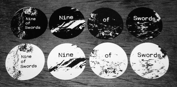 Michael Tanner-Nine Of Swords-Night Edition-stickers-A Year In The Country
