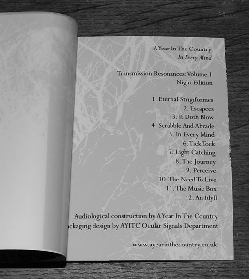 A Year In The Country-In Every Mind-Night edition-booklet inner pages 2-audiological construct-transmission resonances volume 1