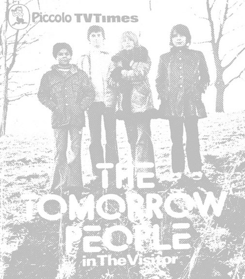 The Tomorrow People in The Visitor-paperback book-novel-1973-Piccolo TV Times-Roger Price and Julian Gregory-5
