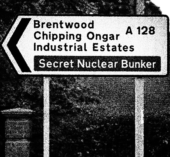 The Quietened Bunker-secret bunker tourist road signs-A Year In The Country-2