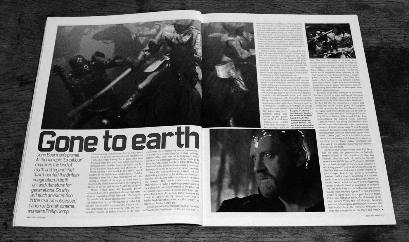 Gone To Earth-Philip Kemp-John Boorman-BFI-Sight & Sound-January 2001-A Year In The Country