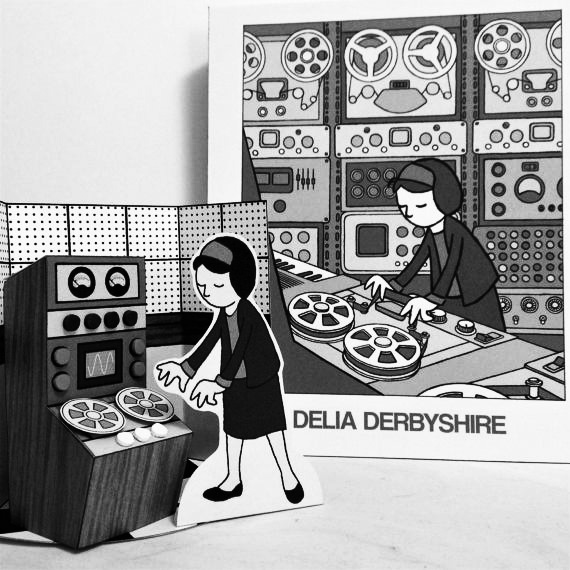 Delia Derbyshire Diorama-HeyKidsRocknRoll