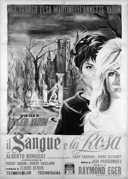 Et Mourir De Plaisir-Blood And Roses-1960-Roger Vadim-Il Sangue e la Rosa poster