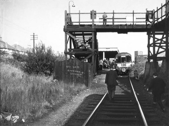 Disused Stations-Belmont railway station-the last day and train