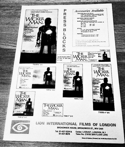 The Wicker Man-1973-UK press book