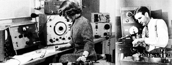 Daphne Oram and Raymond Scott