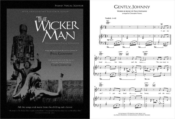 The Wicker Man-The Complete Piano Songbook-with sheet music