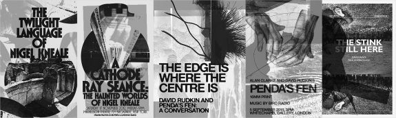 Texte und Tone-Colloqium of Unpopular Culture-books and posters-Nigel Kneale-Pendas Fen-David Peace