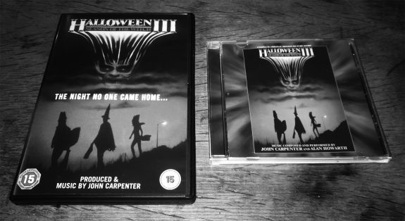 Halloween III-complete soundtrack-John Carpenter-Alan Howarth-and DVD cover