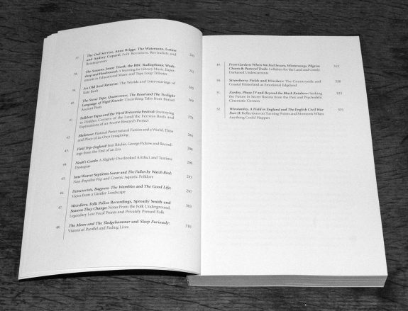 A Year In The Country-Wandering Through Spectral Fields book-Chapter 37 to 52 contents list