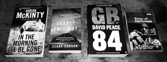 Adrian McKinty-In The Morning-Orkney Twilight-Clare Carson-GB84-David Peace-Edge of Darkness