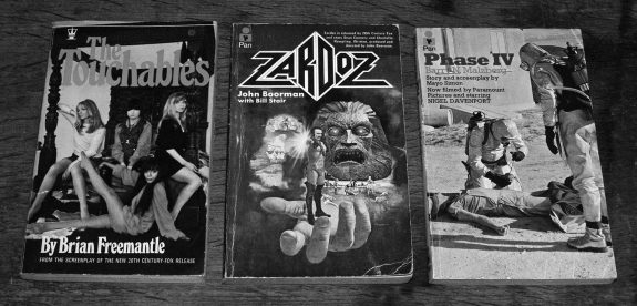 The Touchables-Brian Freemantle-Zardoz-John Boorman-Bill Stair-Phase IV-Barry Malzberg-books-novelisations-film tie-ins