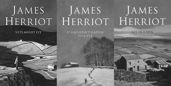 James Herriot-book covers-Vets Might Fly-It Shouldnt Happen to a vet-Vet in a spin
