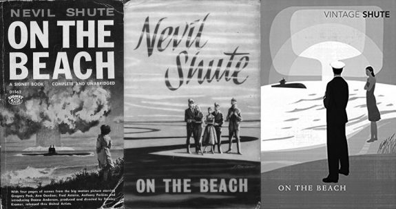 On The Beach-Nevil Shute-three book cover variations-film tie-in