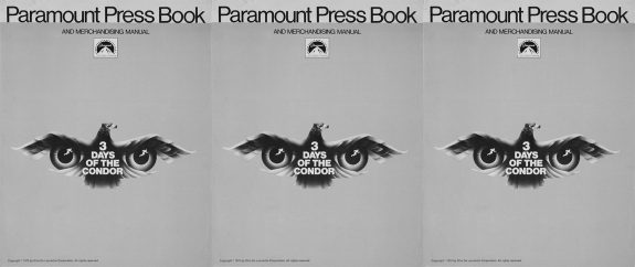 Pressbook-3 Days of the Condor-1975