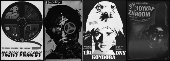 The Anderson Tapes-The Conversation-3 Days of the Condor-The Parallax View-Polish-Soviet-Eastern European film cinema posters