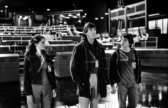 WarGames-Sheedy-and-Broderick-with-Professor-film still