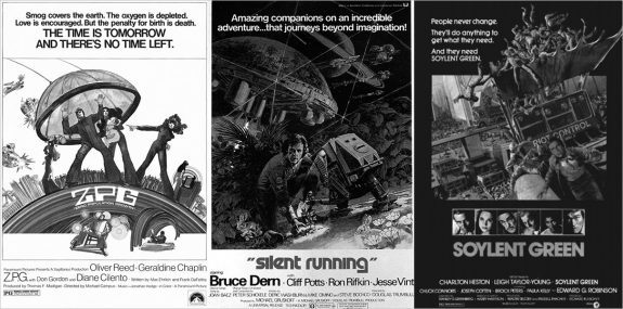 ZPG-Silent Running-Soylent Green-1970s science fiction film posters