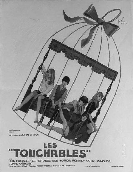 The Touchables-film-1968-French poster