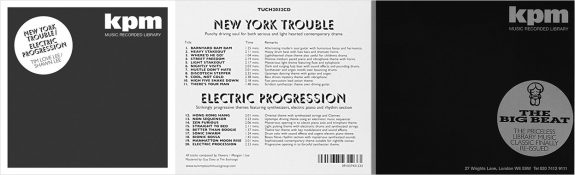 KPM-New York Trouble-The Big Beat-Tummy Touch reissues-library music albums