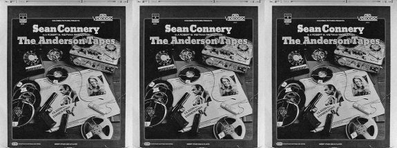 The Anderson Tapes-CED videodisc cover