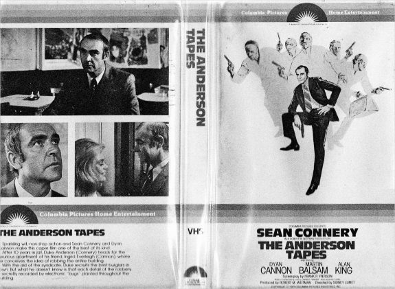 The Anderson Tapes-VHS cover